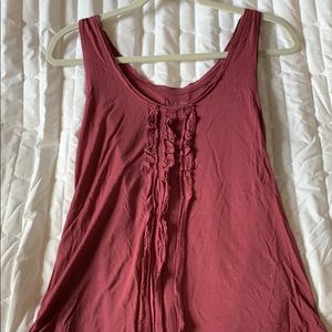 Maroon tank top from loft.